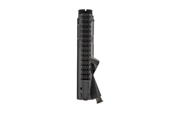 Seekins Precision NX15 skeletonized AR 15 upper features pocketed picatinny rails to reduce weight